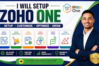 setup zoho one zoho books inventory expense zoho people zoho desk zoho analytics