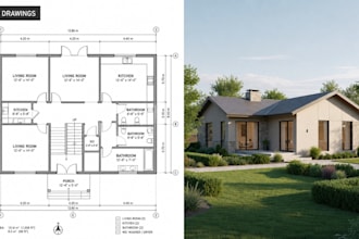 draw permit drawings for your house design blueprint