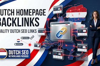 build high quality dutch homepage backlinks for your website