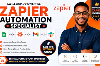 build zapier automation, integrate apps, and create automated workflows