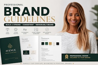 create professional brand guidelines and style guide
