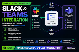 integrate slack and microsoft teams into your application