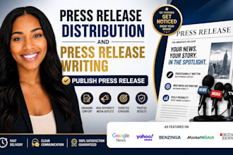 do press release distribution and press release writing publish press release