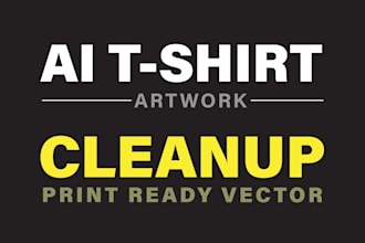convert ai t shirt designs into clean vector files