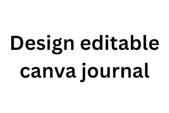 create canva planners, journals, printable templates