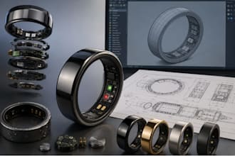 do 3d custom smart fitness ring product design