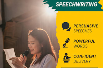 write a powerful and persuasive speech for any occasion