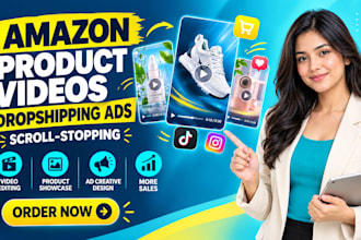 edit amazon product video and dropshipping ads