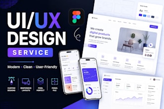 create website UI UX design and mobile app design