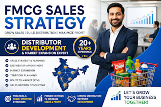 help you develop fmcg sales strategy and distributor network