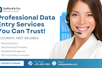 do professional ms word data entry