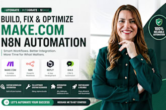 build make com automation fix make com n8n automation workflow replit ghl