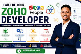be your zoho developer zoho people HR automation onboarding attendance tracking