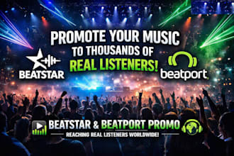 promote your beatstar and beatport music to thousands of real listeners