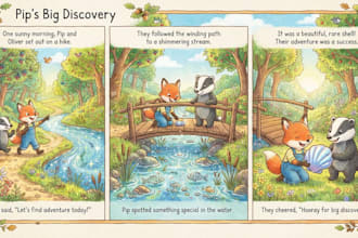 illustrate children story book illustration, children story, book illustration