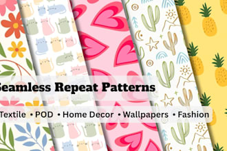 do vector seamless pattern designs