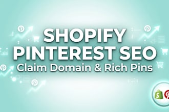 do shopify pinterest visual seo and organic marketing for ecommerce