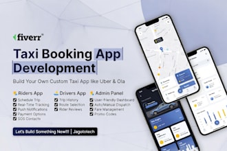 build customized on demand taxi service app, delivery app