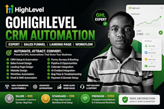 do gohighlevel crm automation expert sales funel landing page ghl website