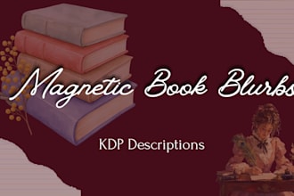 write a captivating book blurb and amazon kdp description