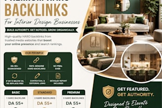 acquire quality haro backlinks for interior design websites