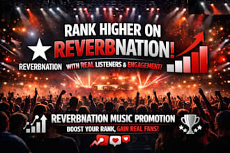 you rank higher on reverbnation using real listeners and engagement