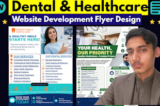 design professional medical, doctor, healthcare, hospital, and dental fly