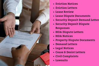 eviction lawyer for hoa disputes, eviction notice, real estate, security deposit