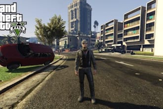 create full customized ped, fivem chain, clothing pack, custom accessories