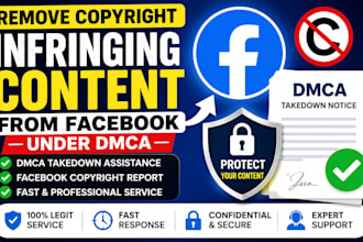 remove copyright infringing content from facebook under dmca