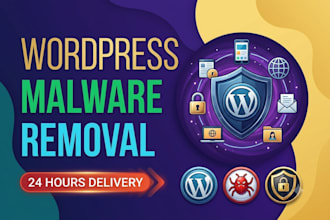 do wordpress malware removal, recover hacked  website, wordpress security
