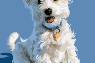 draw disney pet portrait illustration
