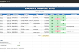 préparer vos rapports financiers et états comptables