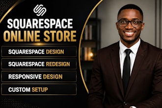 build squarespace online store, redesign squarespace website design