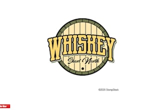 create gorgeous hand drawn artwork to create antique logo