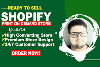 create a high converting print on demand shopify dropshipping store