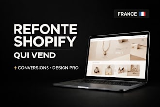 creez une boutique shopify de dropshipping de vetements prete a la vente