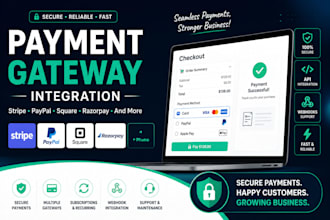 integrate secure custom payment gateways into your app