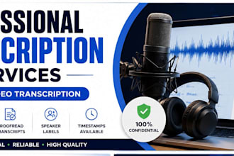 accurately transcribe audio and video into clean text