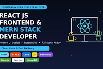 do your react js frontend developer and mern stack developer