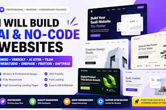 build mixo versoly ai siter io tilda webstudio onepage fruition daftpage website