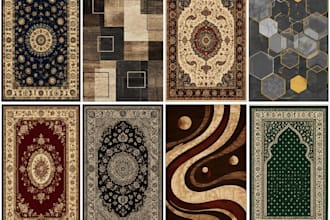 create unique carpet and rug designs
