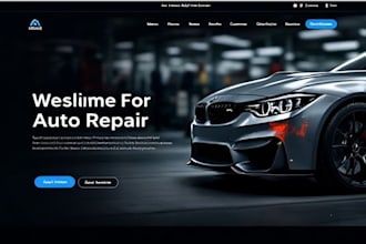 build wix auto repair website mechanic webshop website with online booking