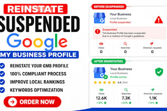 fix suspended google my business profile reinstate and appeal suspended gmb