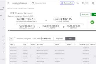 do quickbooks bookkeeping, cleanup, and inventory reconciliation
