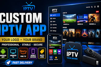 create a custom branded iptv app for your business