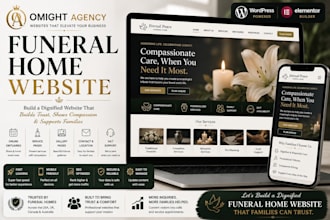 funeral home website, memorial website, funeral service website, cremation