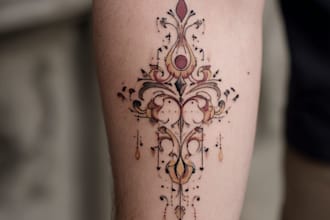design an awesome chicano lettering tattoo