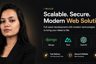 create custom software as per your requirement django nuxt open ai stripe