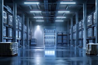 cold storage, food processing plant, refrigerated warehouse, and parking hub